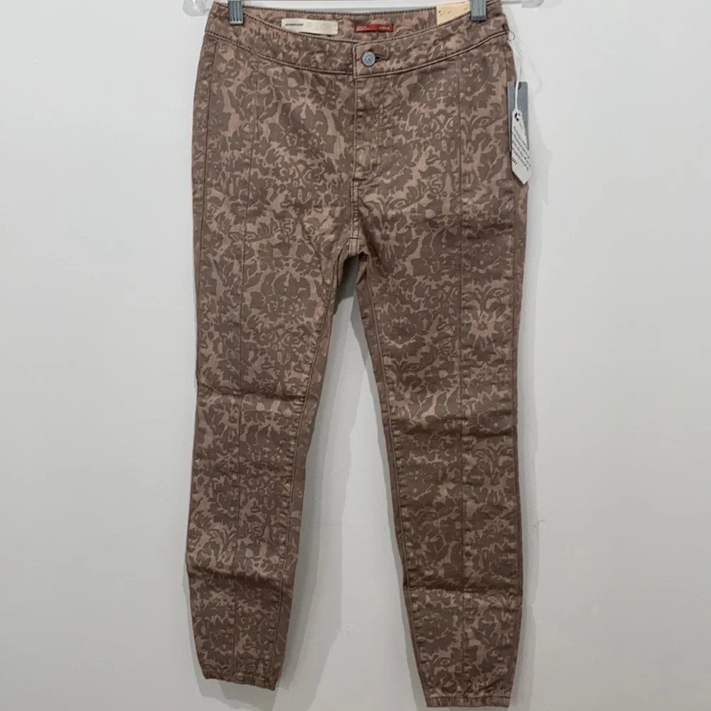 Final Sale 👀 No More Low Offers PILCRO FLOCKED HIGH-RISE LEGGINGS Size 27 Petite - Picture 4 of 14